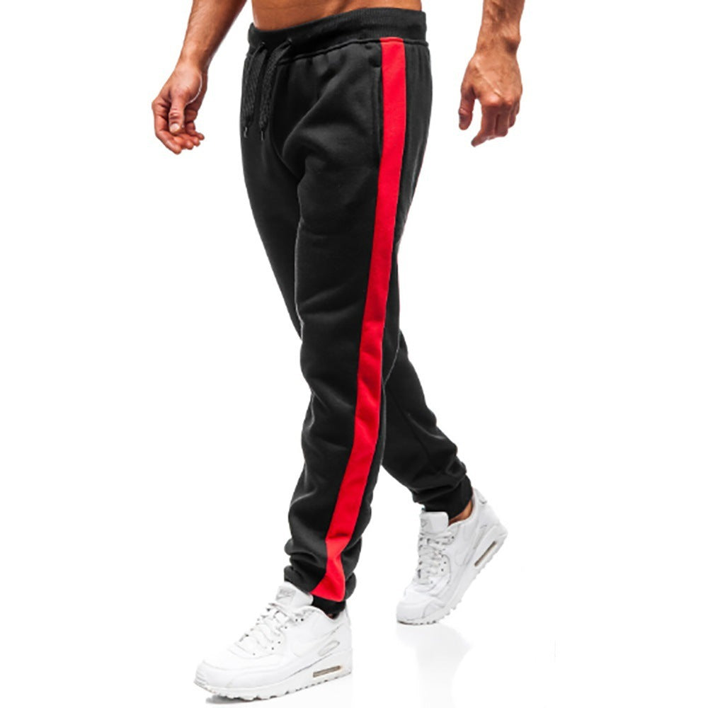 Stylish patchwork casual sweatpants