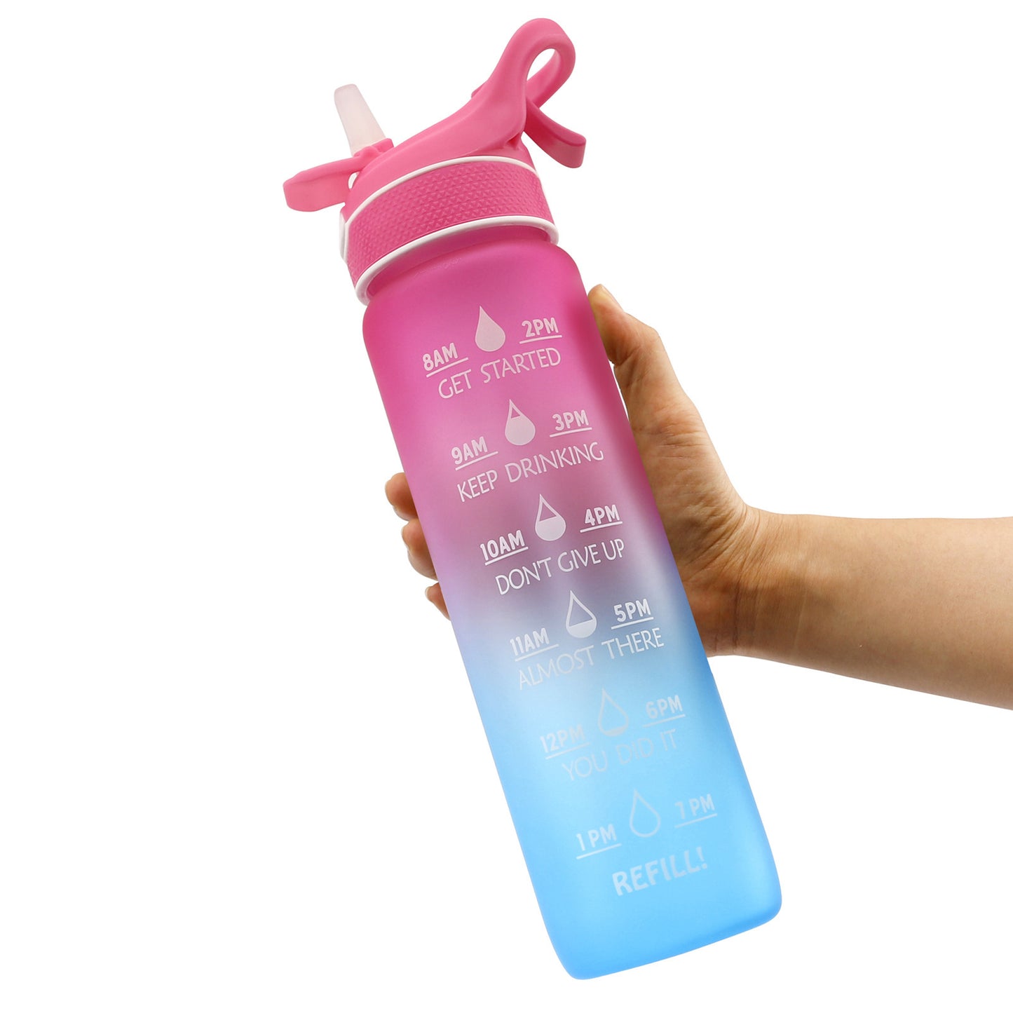 Motivation Tracker Water Bottle