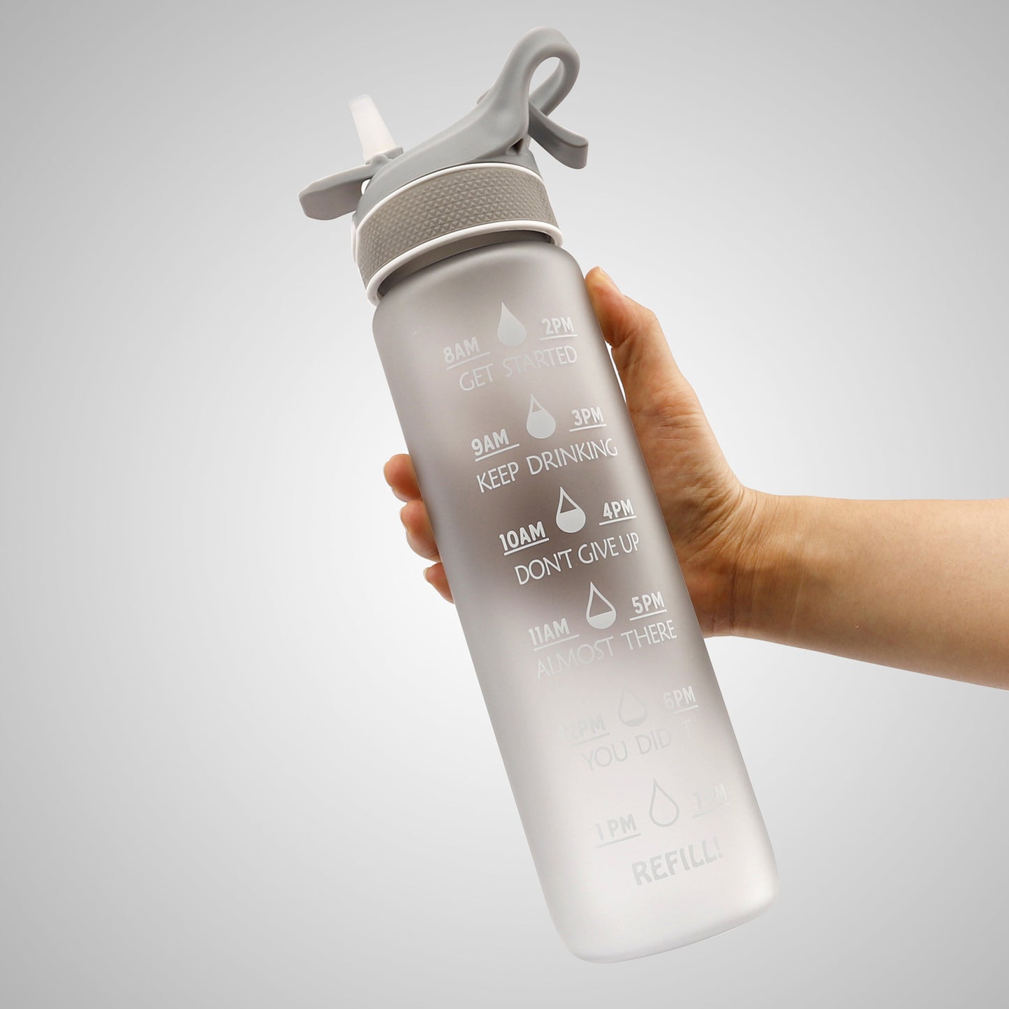 Motivation Tracker Water Bottle